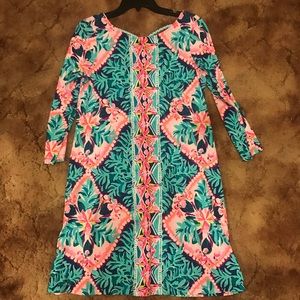 Lilly Pulitzer Ophelia dress in Aqua Coconut Cove